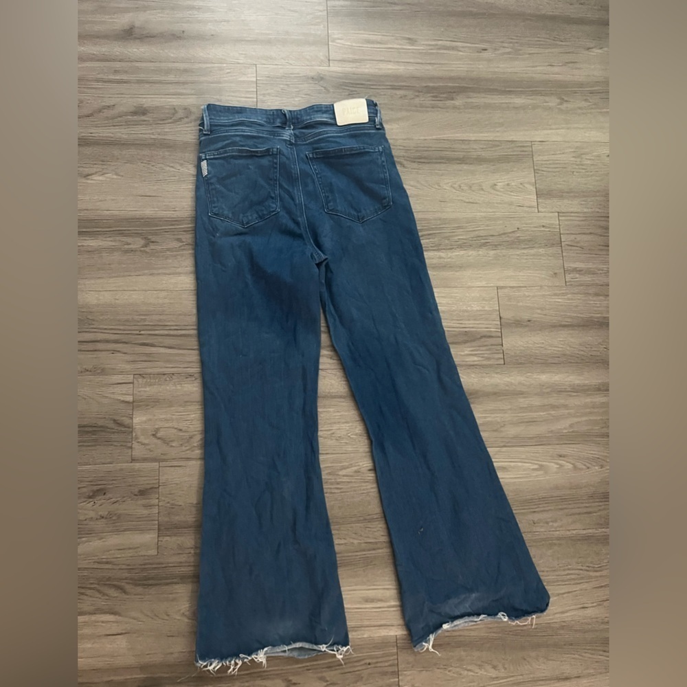 PAIGE Genevieve Flare Blue Jeans - Picture 7 of 9